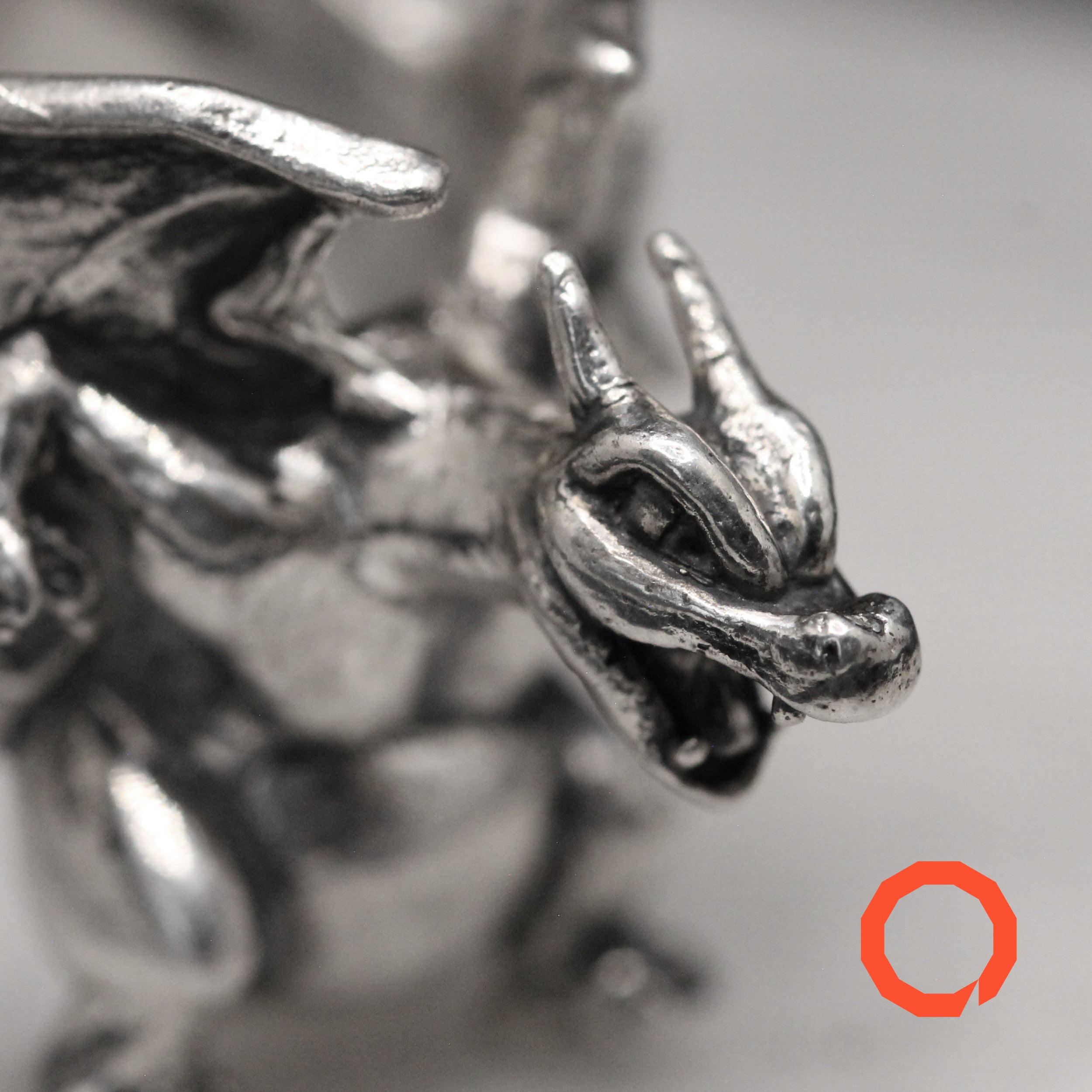 Charizard Ring –  Pokémon-Inspired Jewelry Handmade in Sterling Silver 925