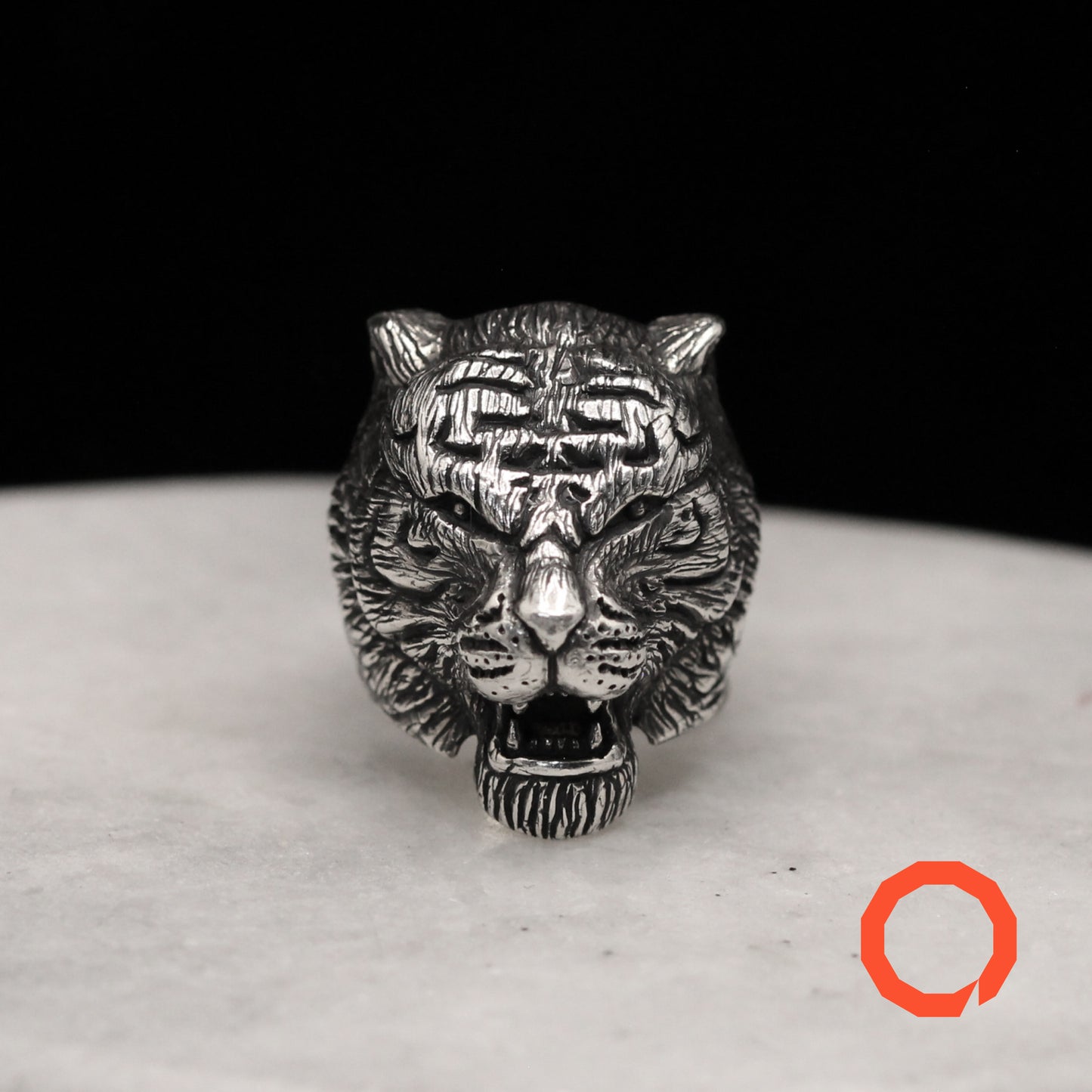 TIGER Handmade Silver Ring