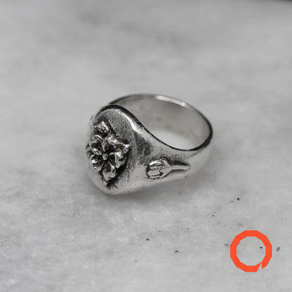 SAKURA BLOSSOM Handmade Silver Ring