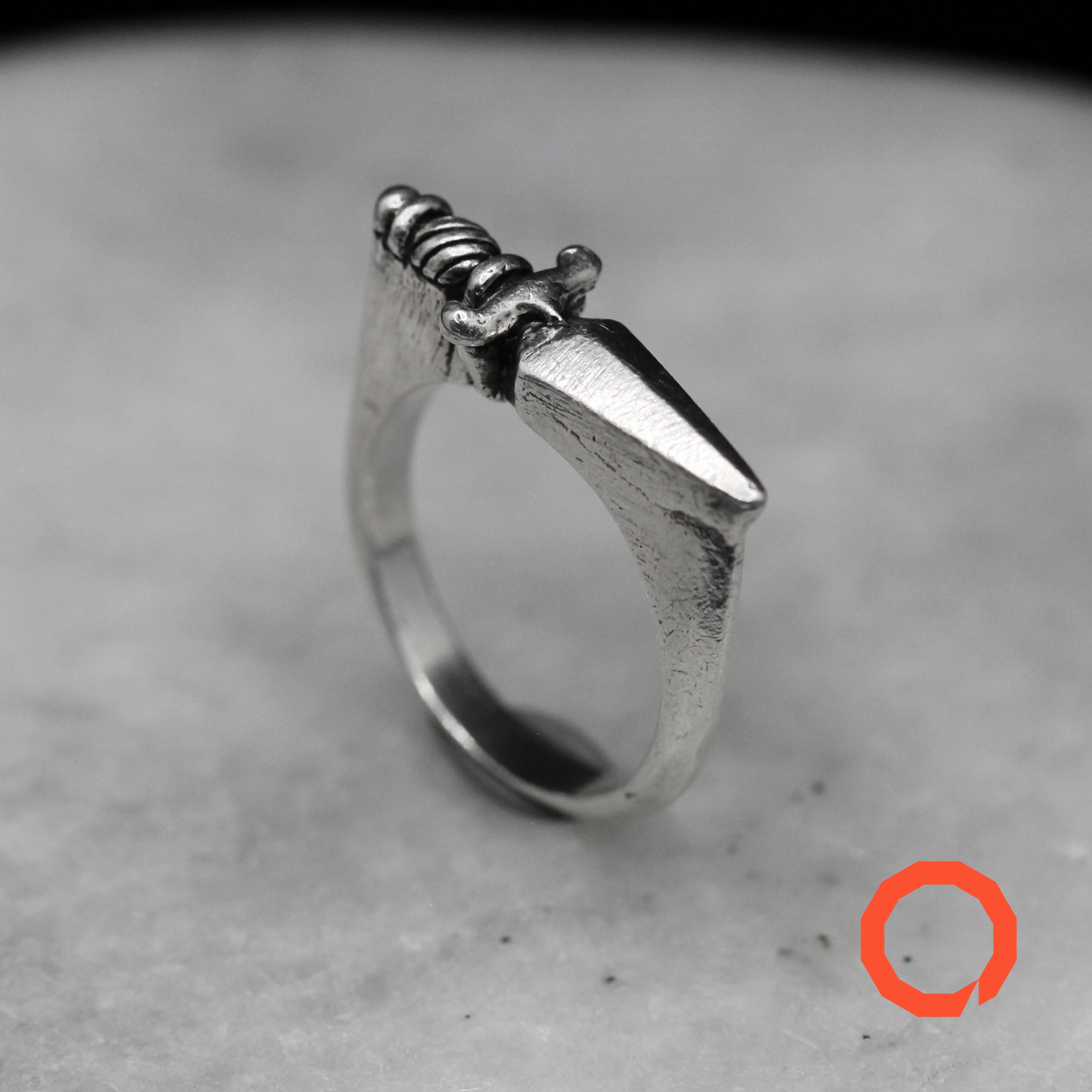 Dagger Knife Ring – Elegance Symbol Handmade in Sterling Silver 925