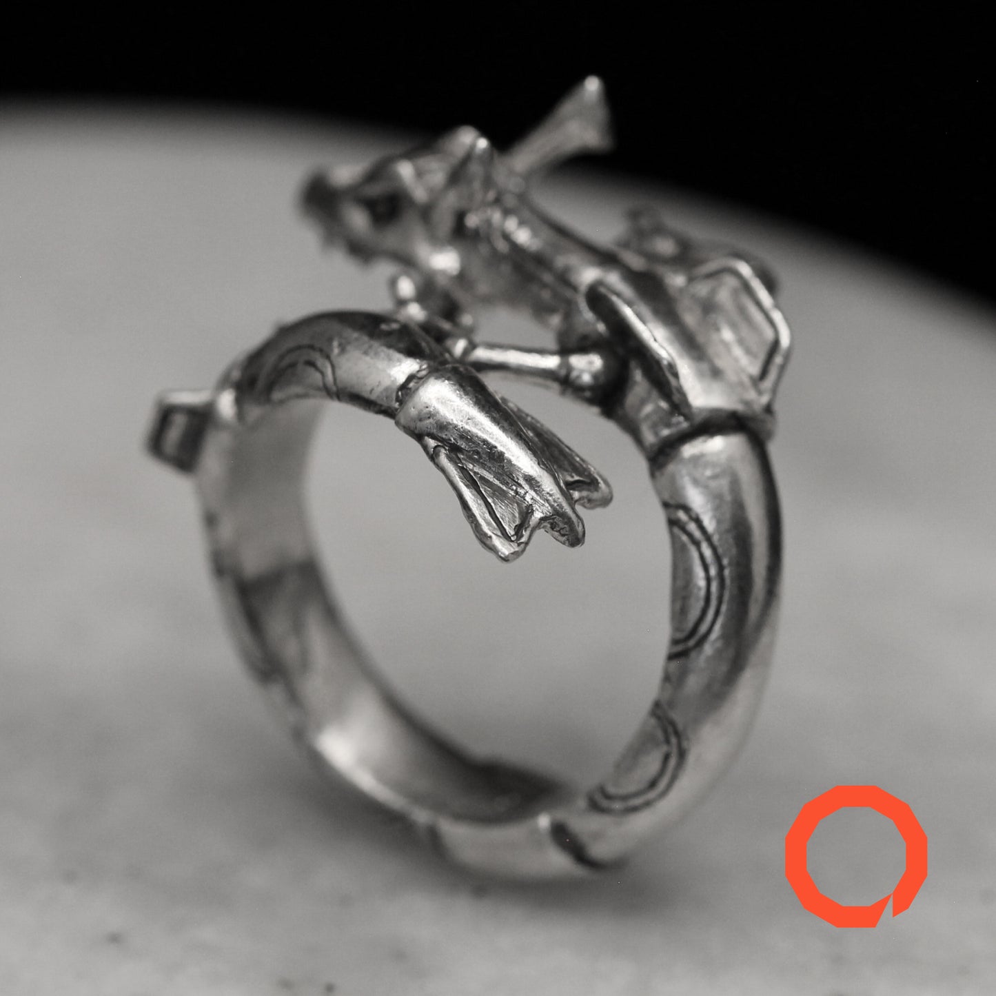 RAYQUAZA Handmade Silver Ring