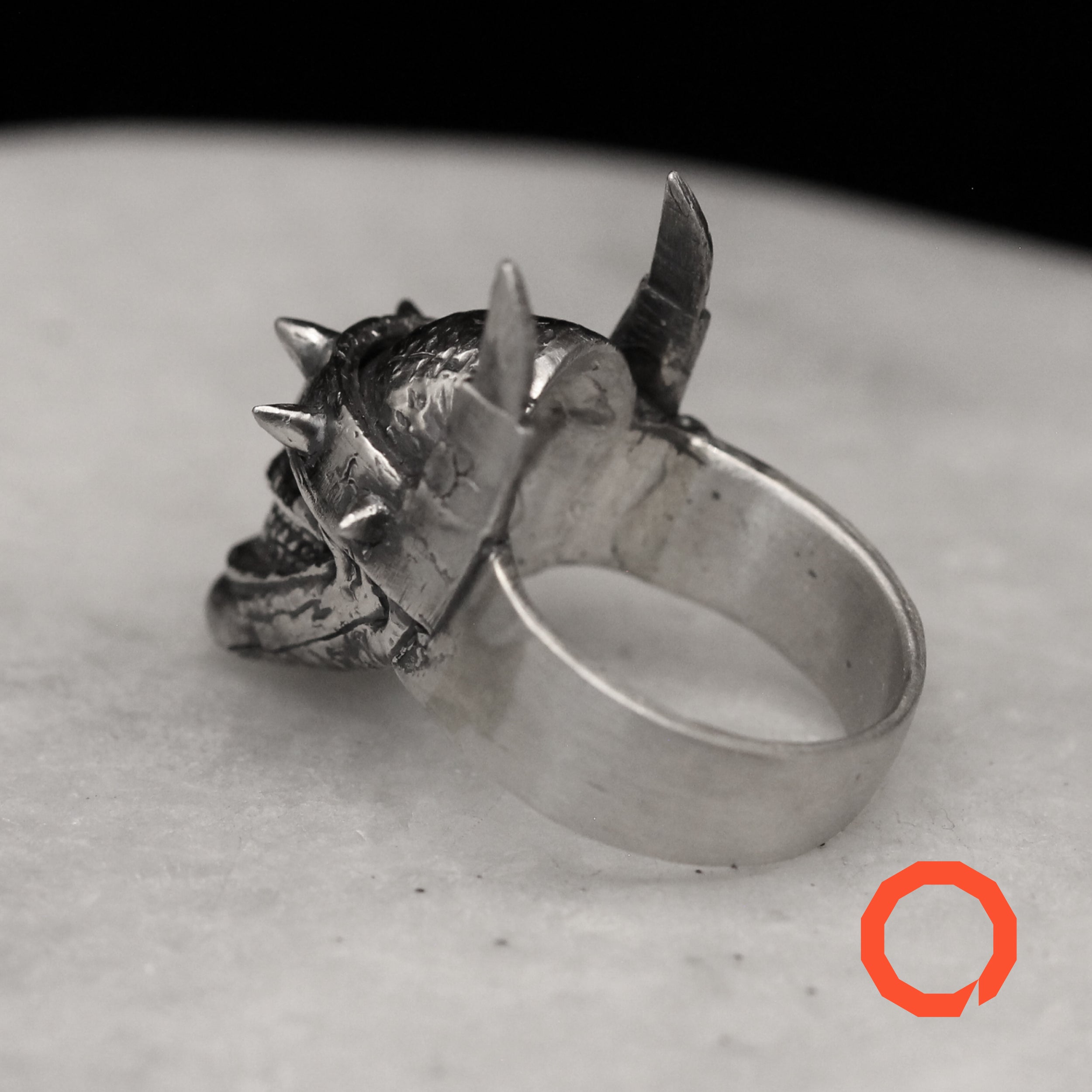 Anello Batman Who Laughs – Dark Multiverse Realizzato a Mano in Argento 925