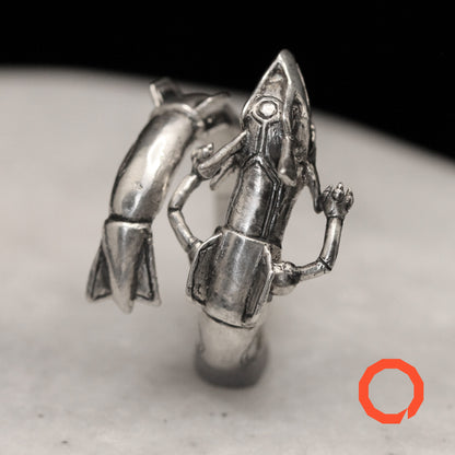 RAYQUAZA Handmade Silver Ring