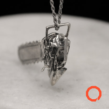 CHAINSAWMAN Handmade Silver Pendant