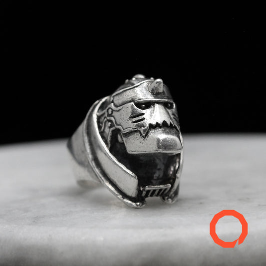 ALPHONSE ELRIC ARMOR Handmade Silver Ring 1