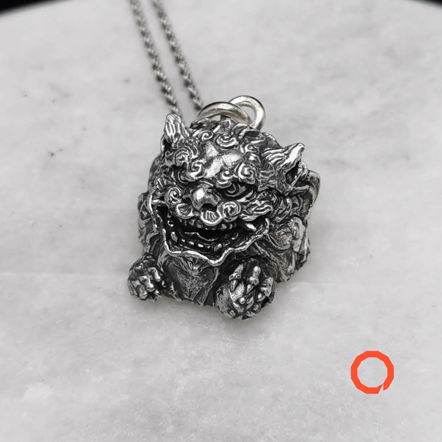 Shisa Lion Pendant – A Symbol of Protection and Tradition in Sterling Silver 925