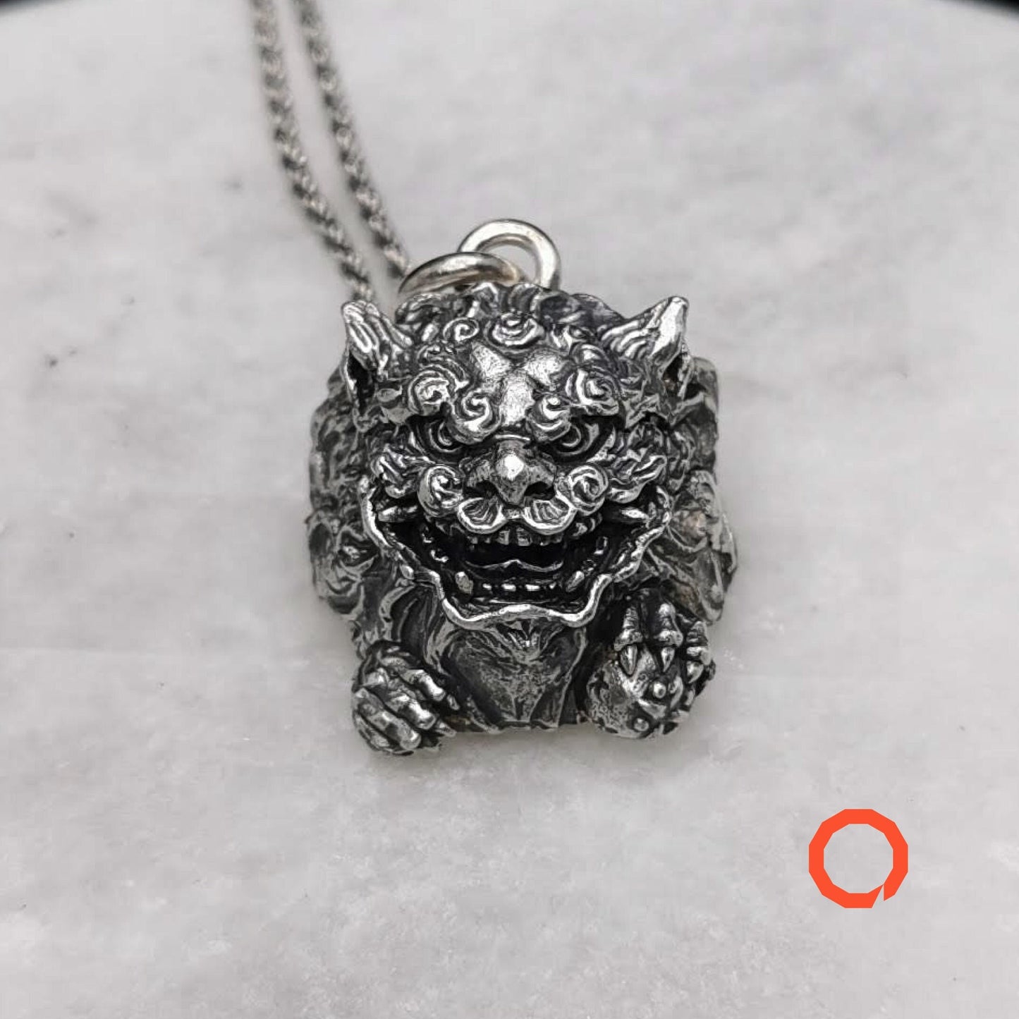 Shisa Lion Pendant – A Symbol of Protection and Tradition in Sterling Silver 925