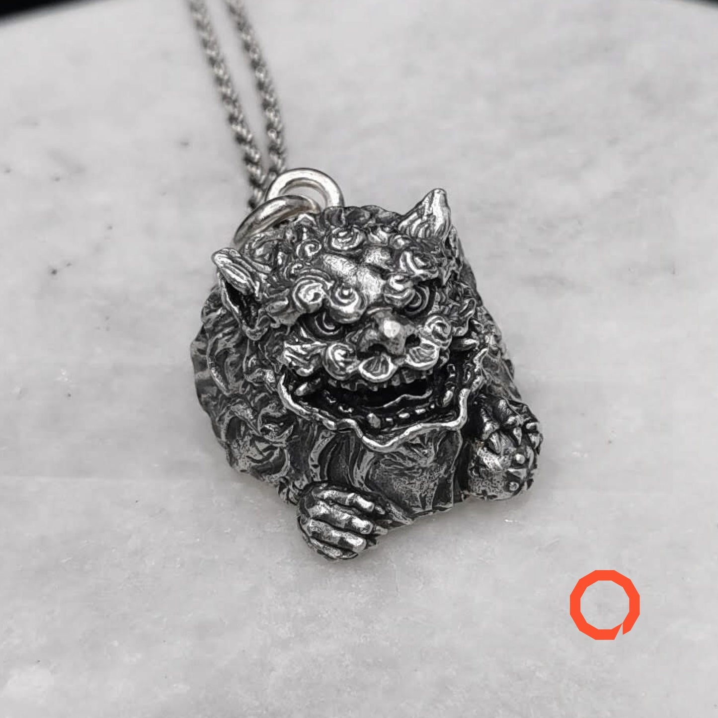 Shisa Lion Pendant – A Symbol of Protection and Tradition in Sterling Silver 925