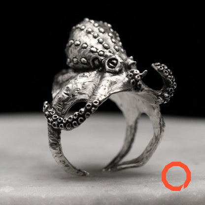 OCTOPUS Handmade Silver Ring